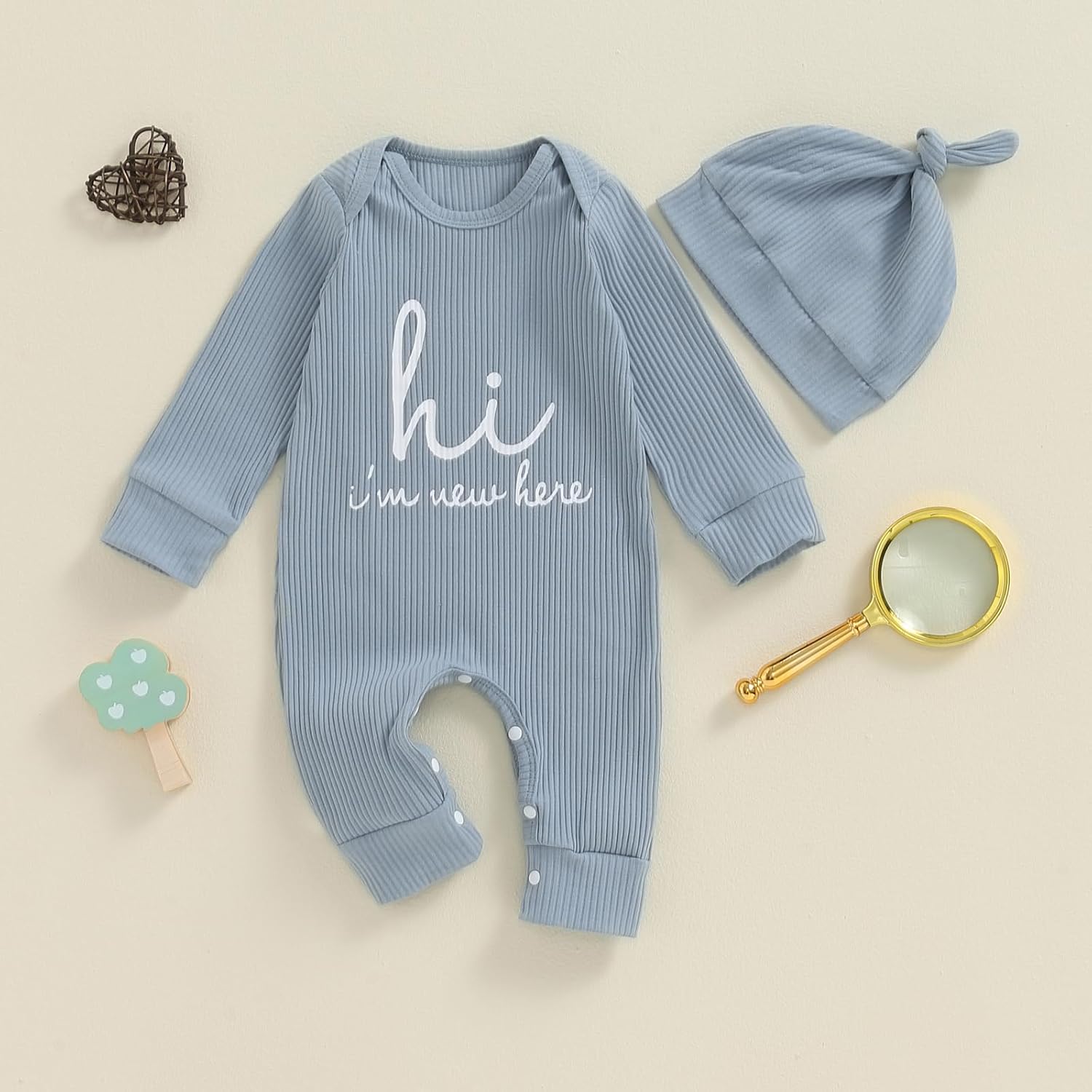 ZAXARRA Newborn Romper Set