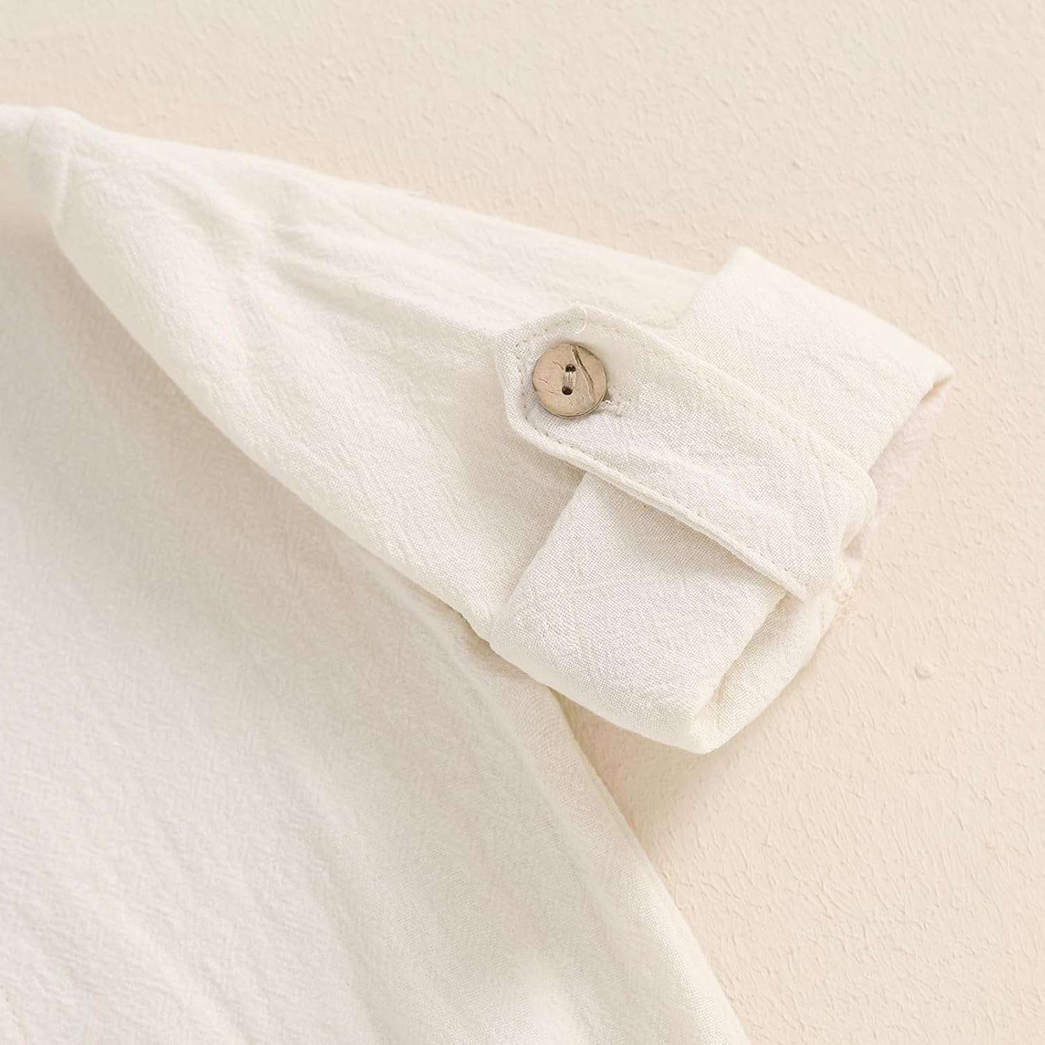 Cotton Linen Romper for Newborn Boys