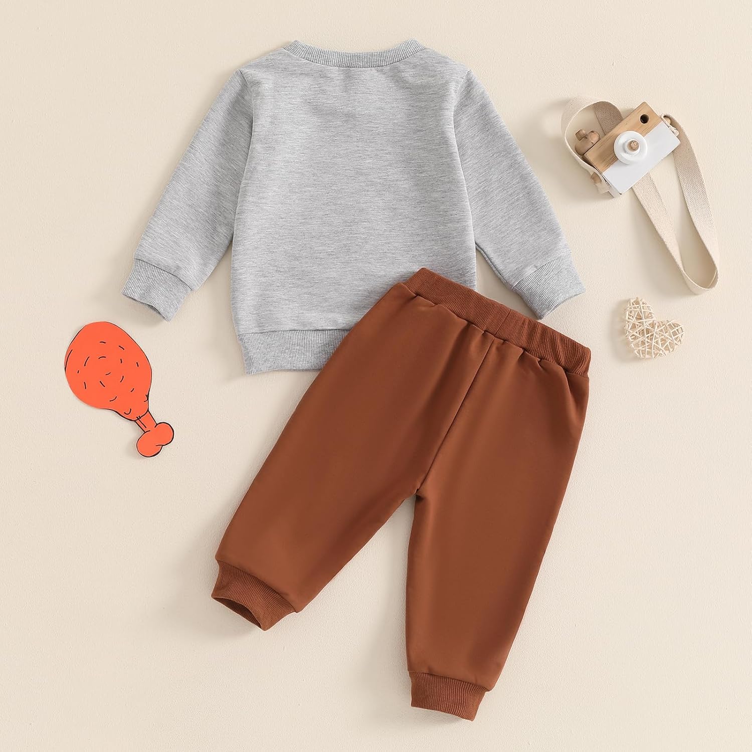 Amnnchya Toddler Boy Thanksgiving Outfit Set