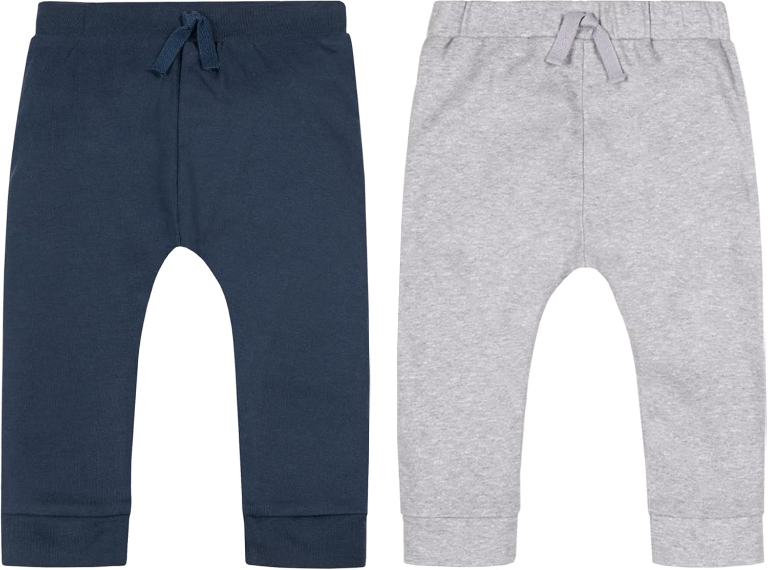 Lamaze Organic Baby Boys 2-Pack Jogger Pants - Soft Stretchy Eco-Friendly