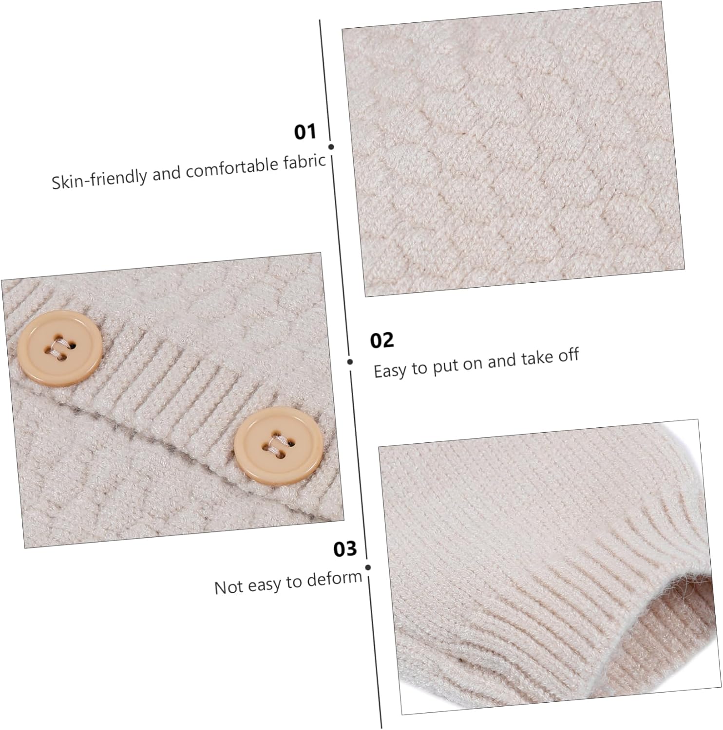 Stylish Rabbit Cashmere Romper for Newborns