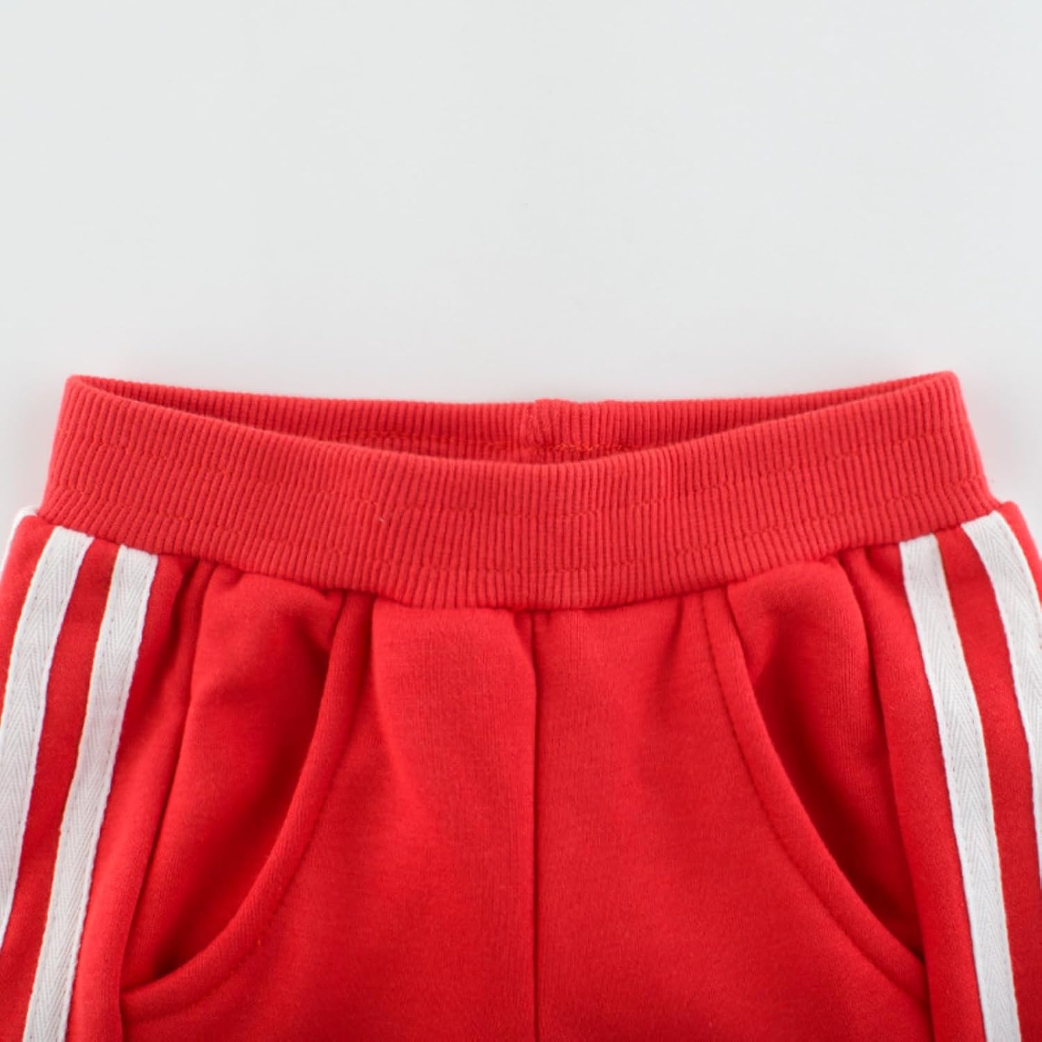 TinyGlam Toddler Baby Boys Fleece-Lined Jogger Pants Elastic Waistband