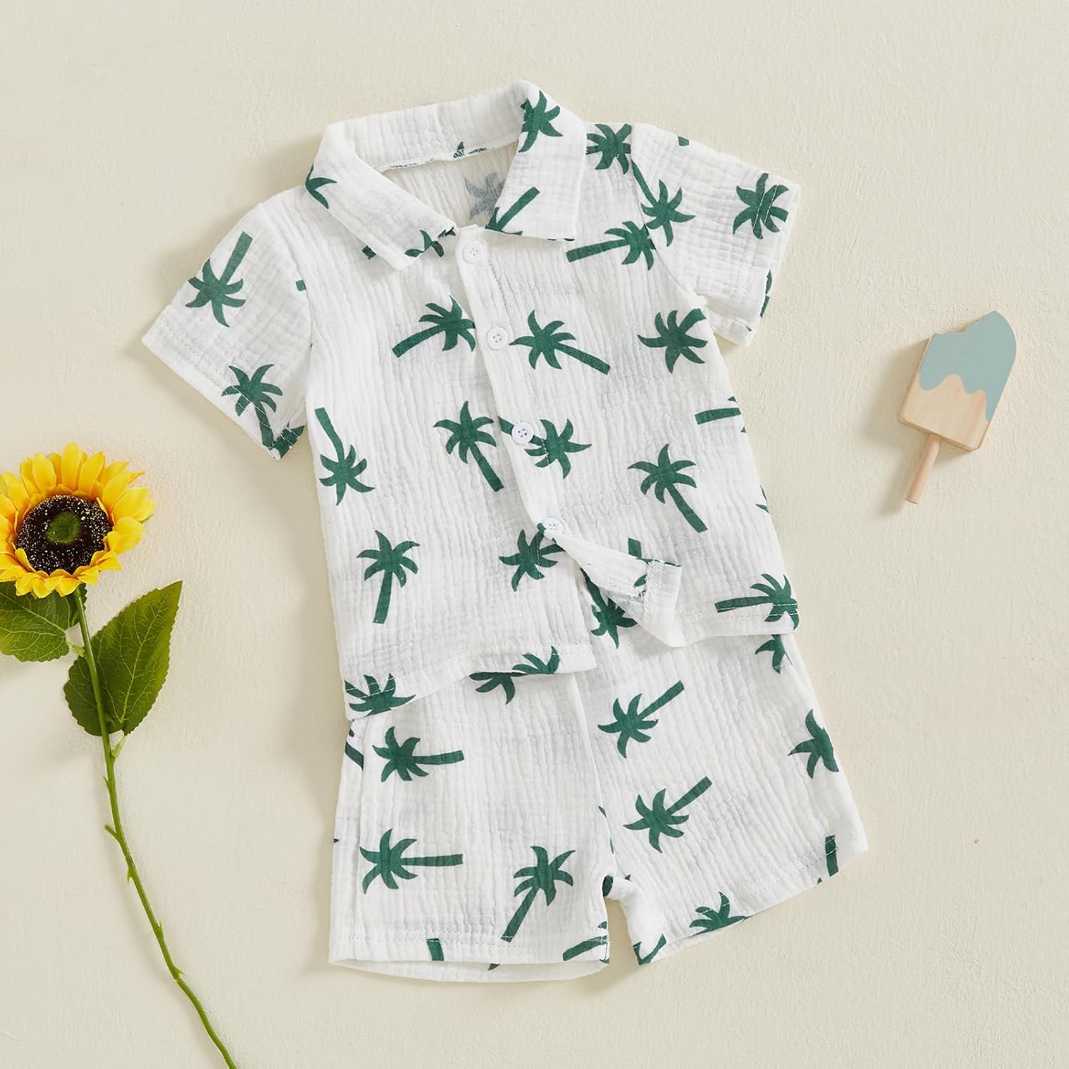 Gaono Toddler Boys Summer Cotton Linen