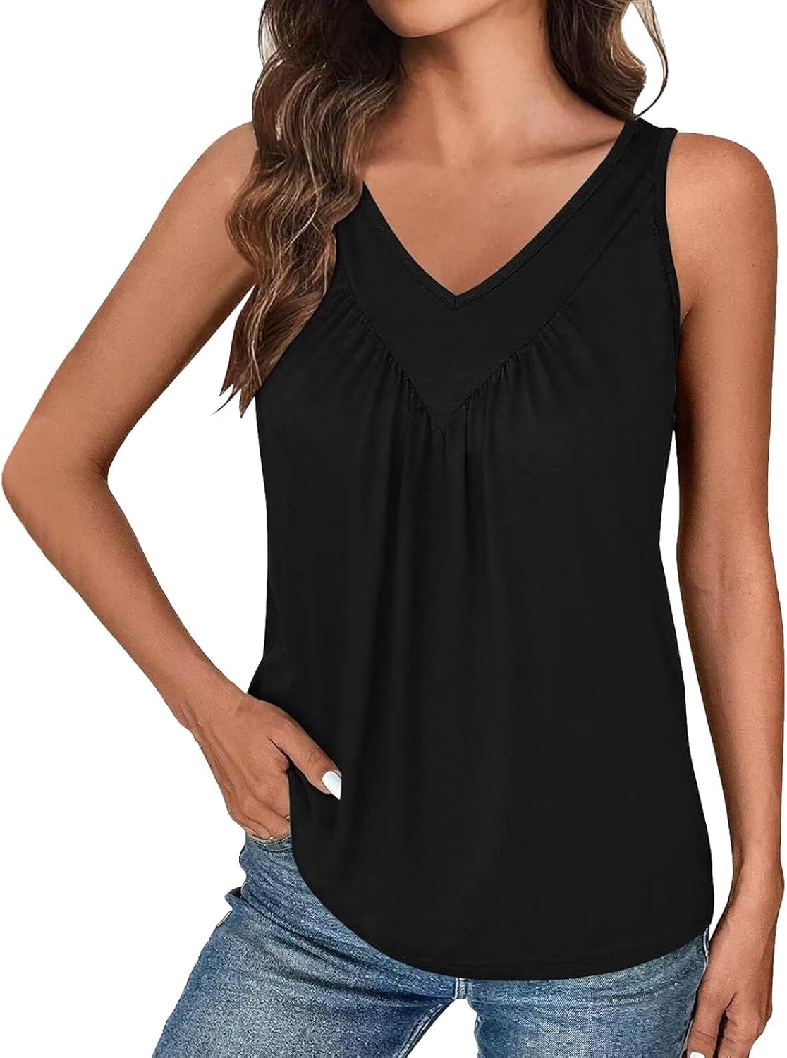 Flattering V-Neck Tank Top for Women