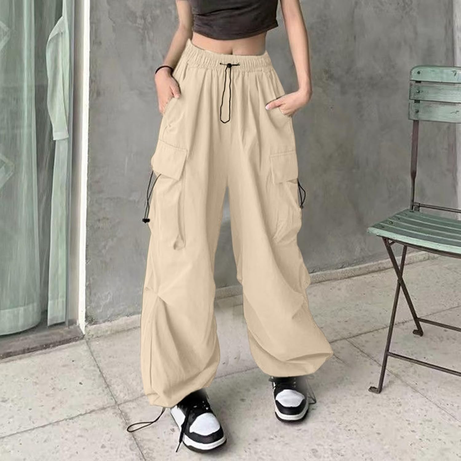 Womens Y2K Cargo Pants