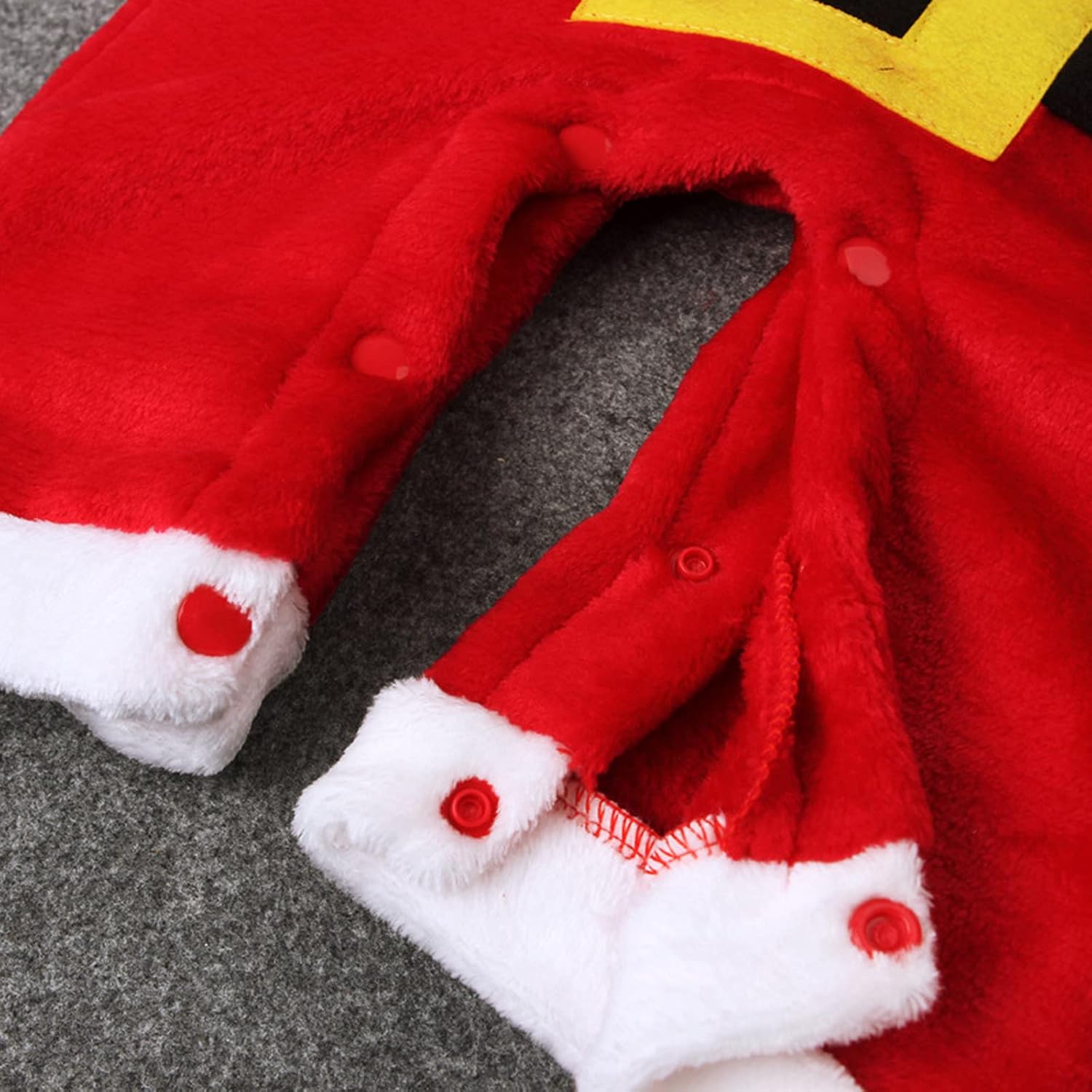 Christmas Santa Romper Set for Toddler Baby Boys Girls