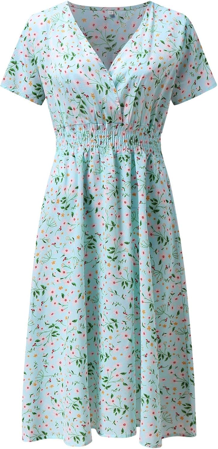 Trendy Bohemian Casual Summer Dress