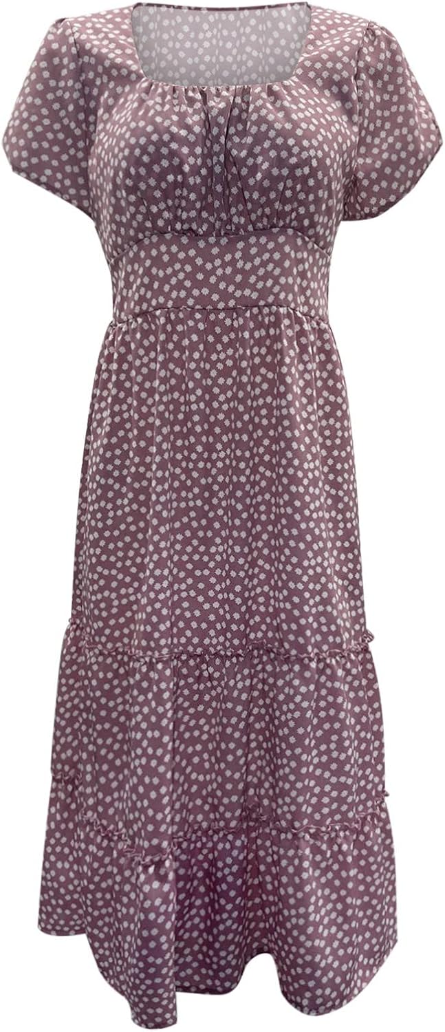 Bioxie 2025 Boho Casual Sundress for Women Beach Vacation Perfect