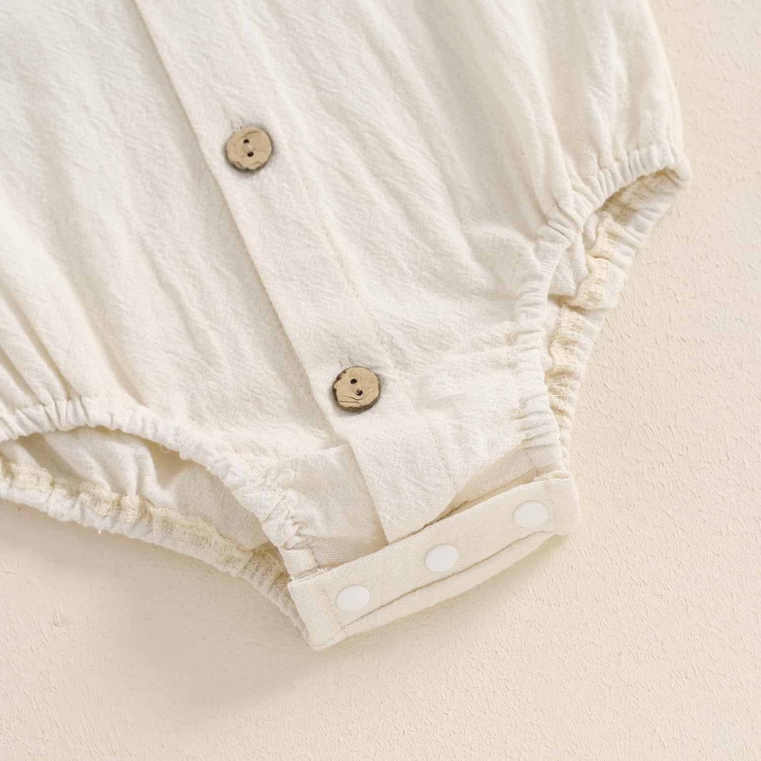 Cotton Linen Romper for Newborn Boys