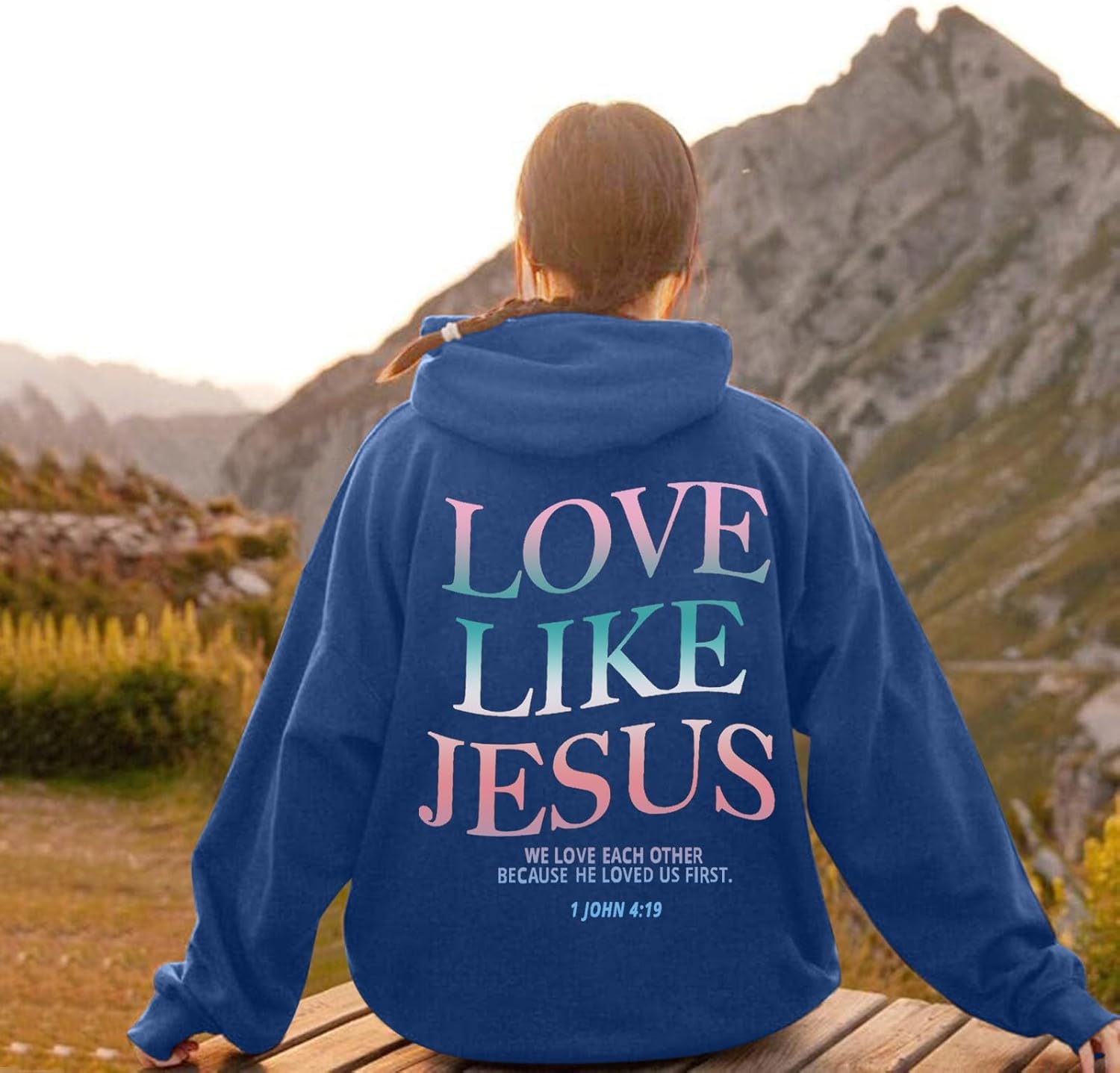 Love Like Jesus Hoodie - Womens Faithful Top
