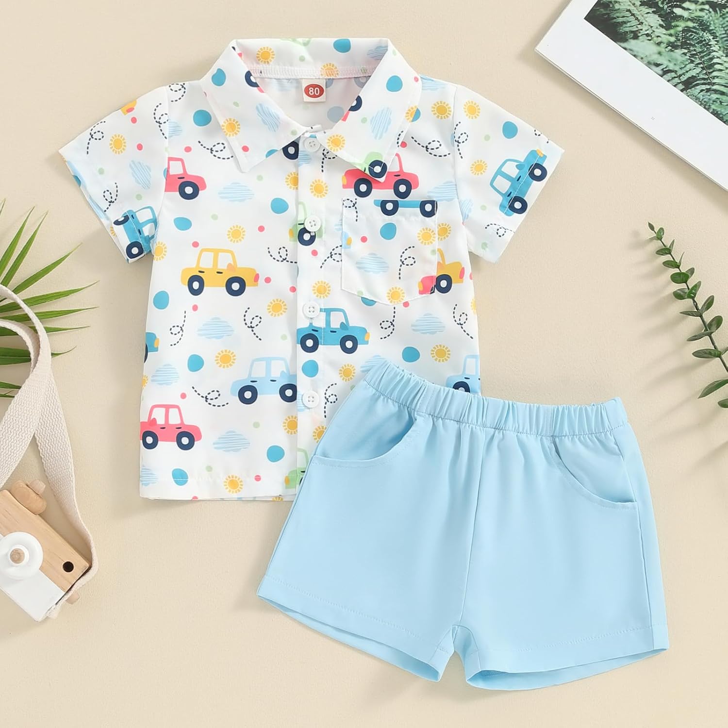 Adorable Baby Boy Hawaiian Outfit