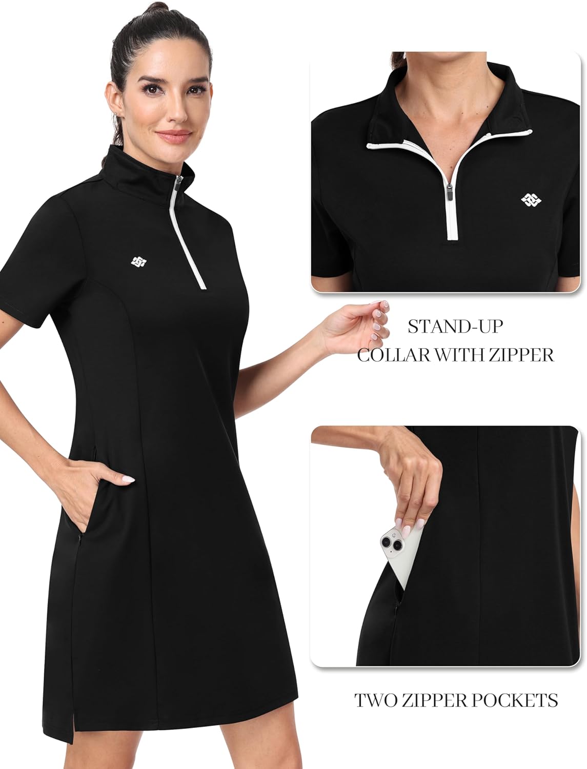 MoFiz Mens Golf Polo Dress