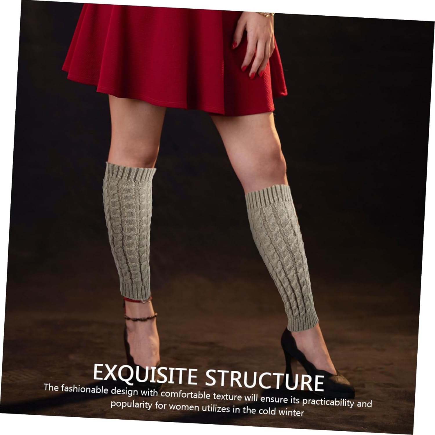 Thick Knit Woolen Leg Warmers