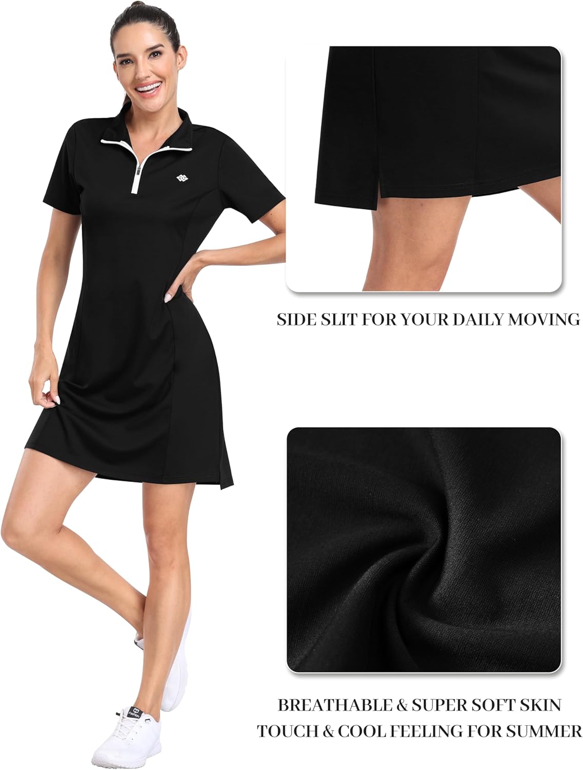 MoFiz Mens Golf Polo Dress