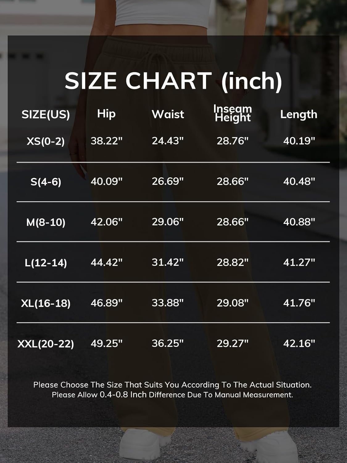 ATHMILE Women Sweatpants 2025 Fleece Lined Wide Leg Joggers
