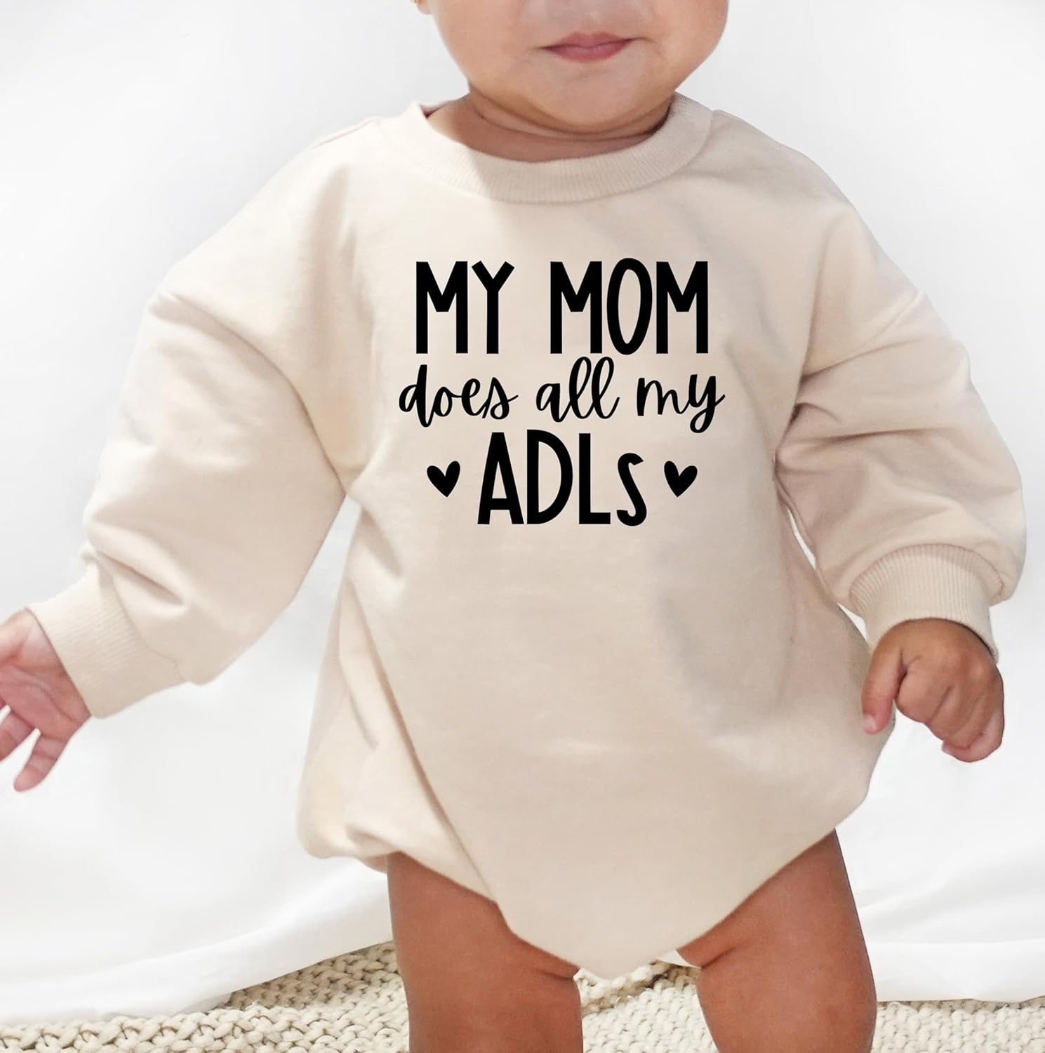 Personalized Funny Romper for New Baby