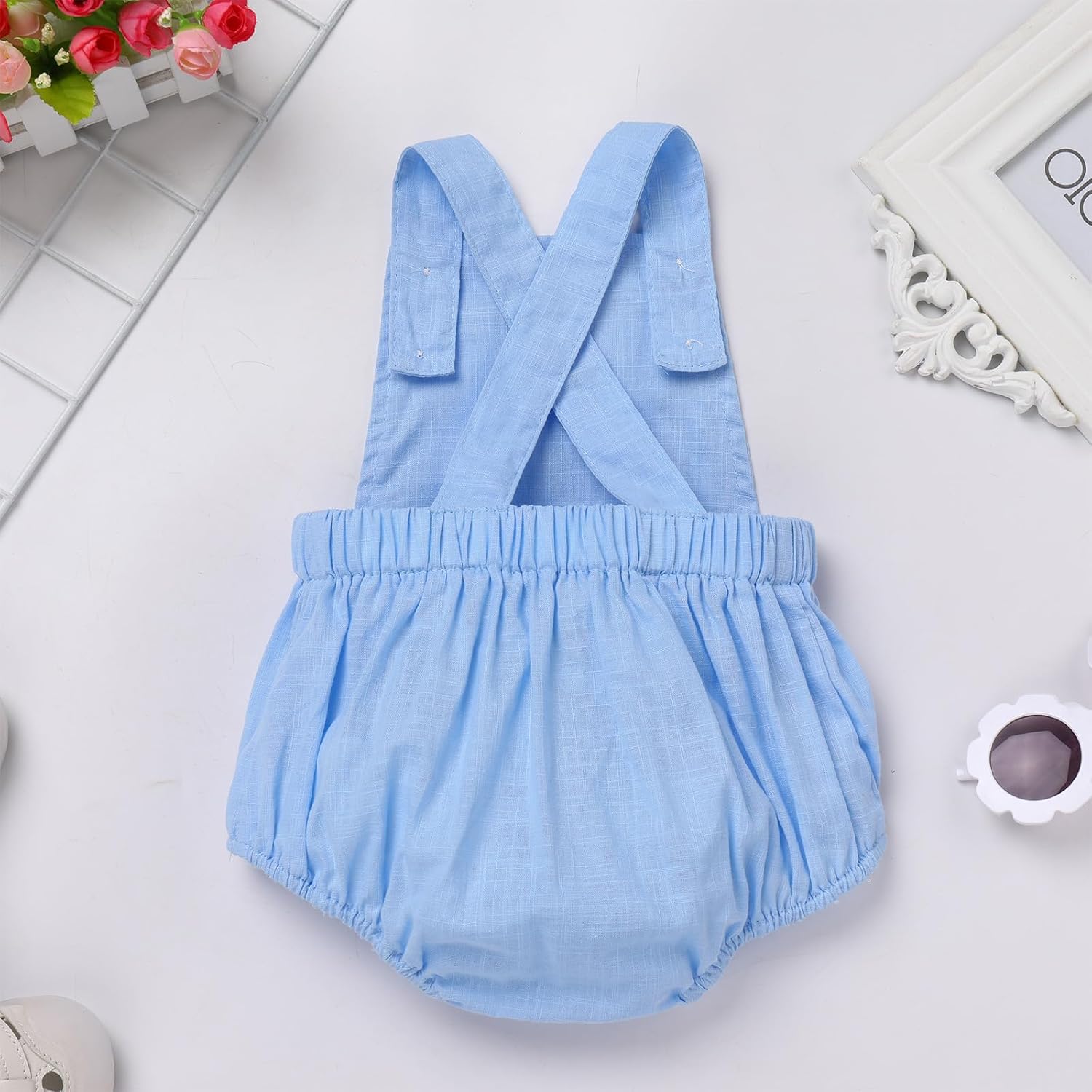 HelloUniromper 1st Birthday Outfit for Boys Summer Cake Smash Photoshoot