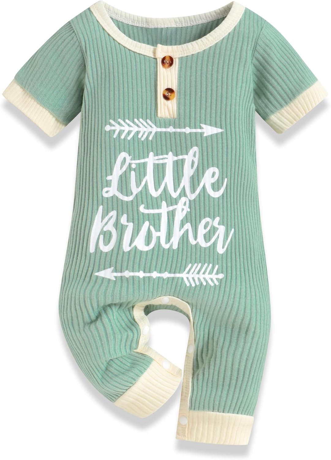 Newborn Baby Boy Romper Short Sleeve Outfits Jumpsuit