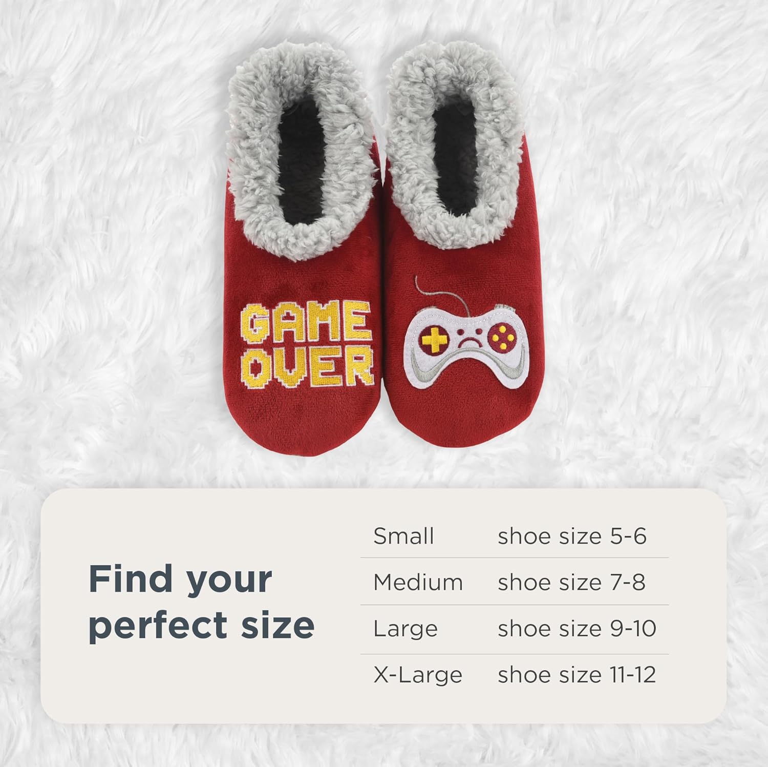 Snoozies Funny Pairable Slipper Socks for Women 1