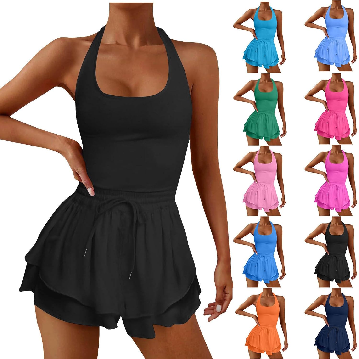 Womens athletic workout set