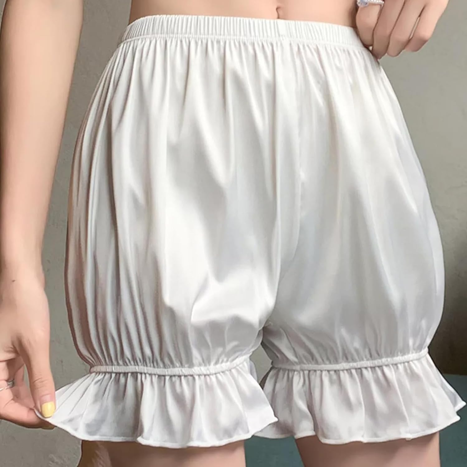 Baynoyia Women Kawaii Ruffle Pumpkin Boy Shorts