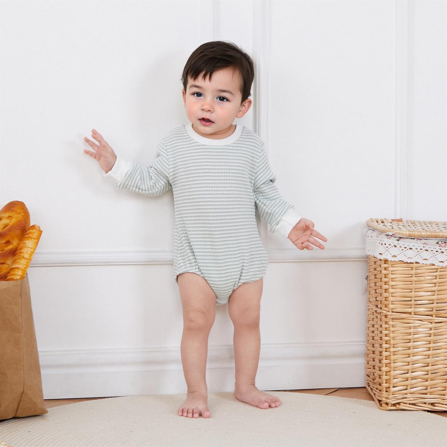High-Quality Waffle Romper - Soft Comfortable and Stylish for Little Ones