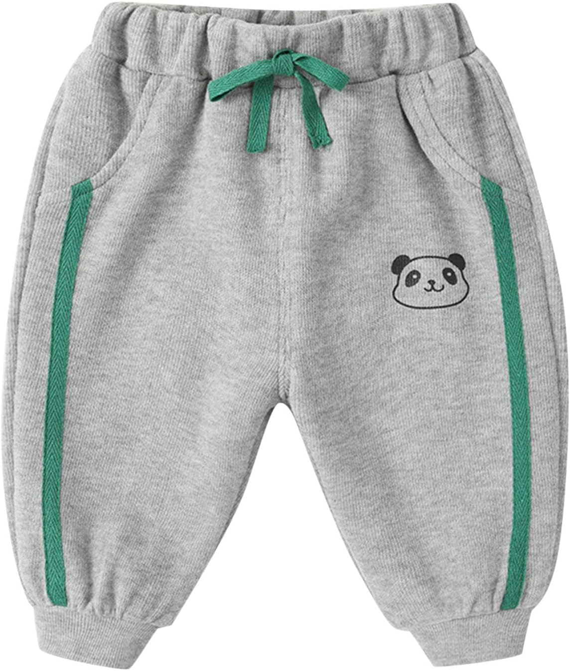 Lykmera Cute Animals Print Patchwork Kids Pants