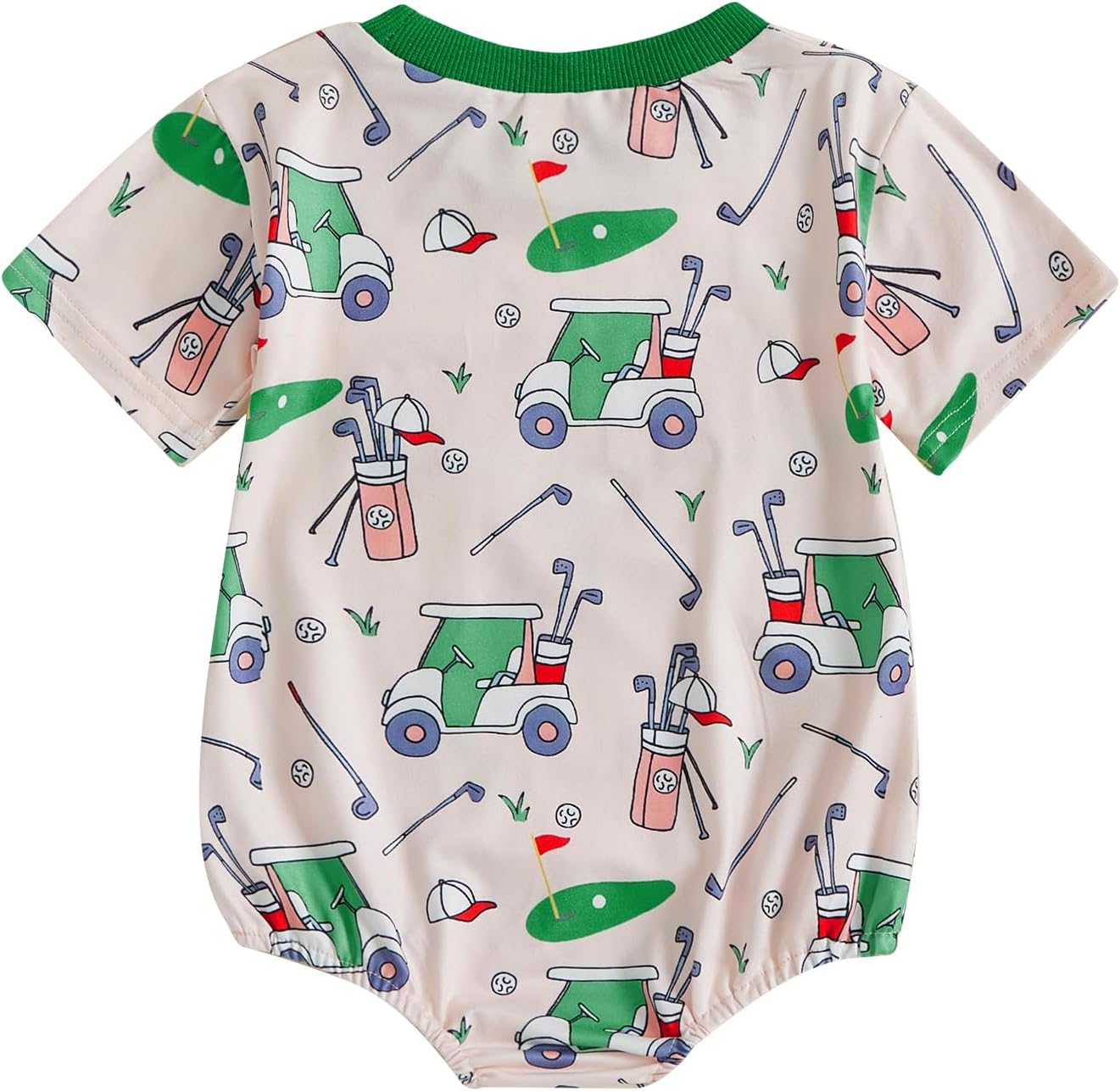 Golfer G Golfer Snug Romper for Baby boys Daddys Boy Golf Outfit