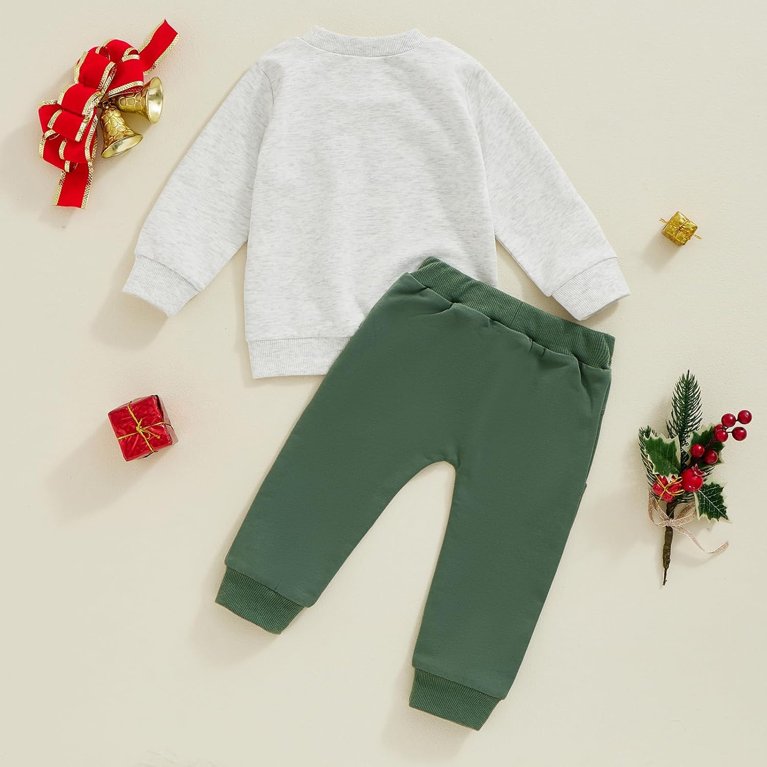 St Patricks Day Toddler Boys 2-Piece Digger Clover Set