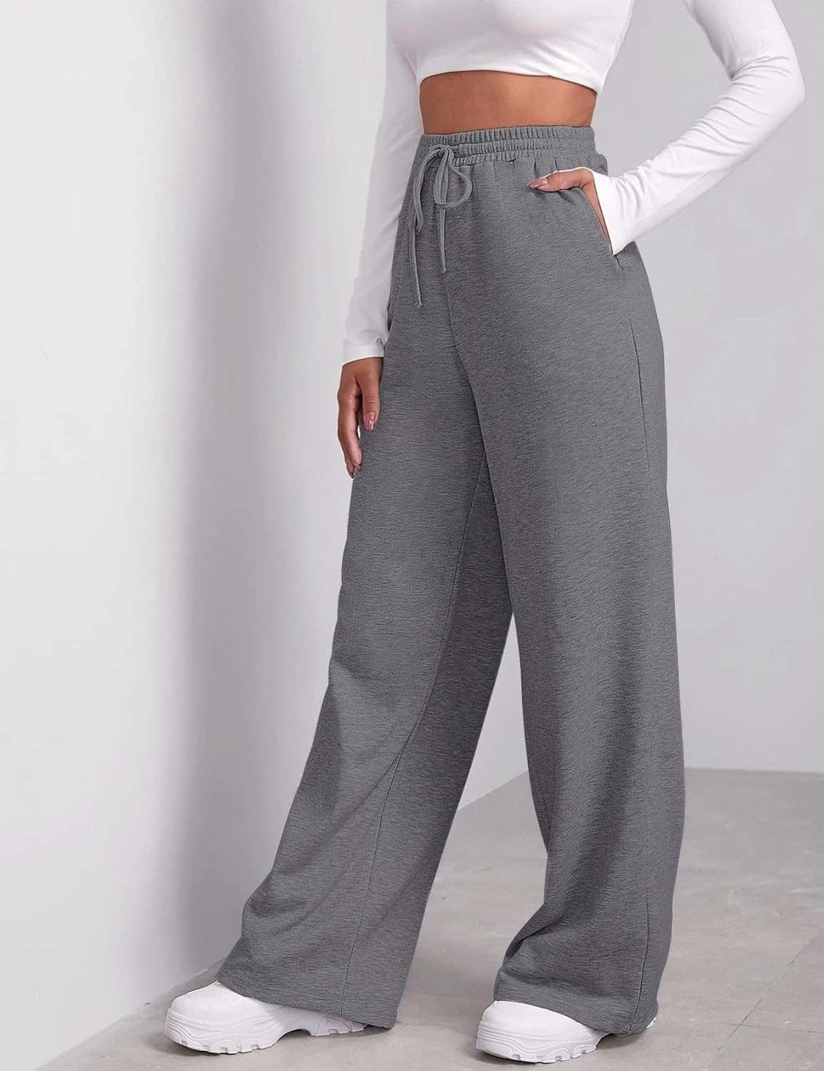 FACDIBY Wide Leg Sweatpants for Women