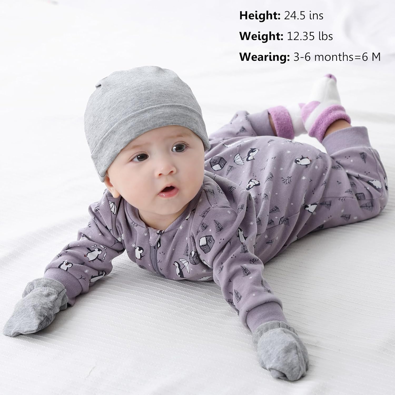2-Way Zipper Romper Set for Babies