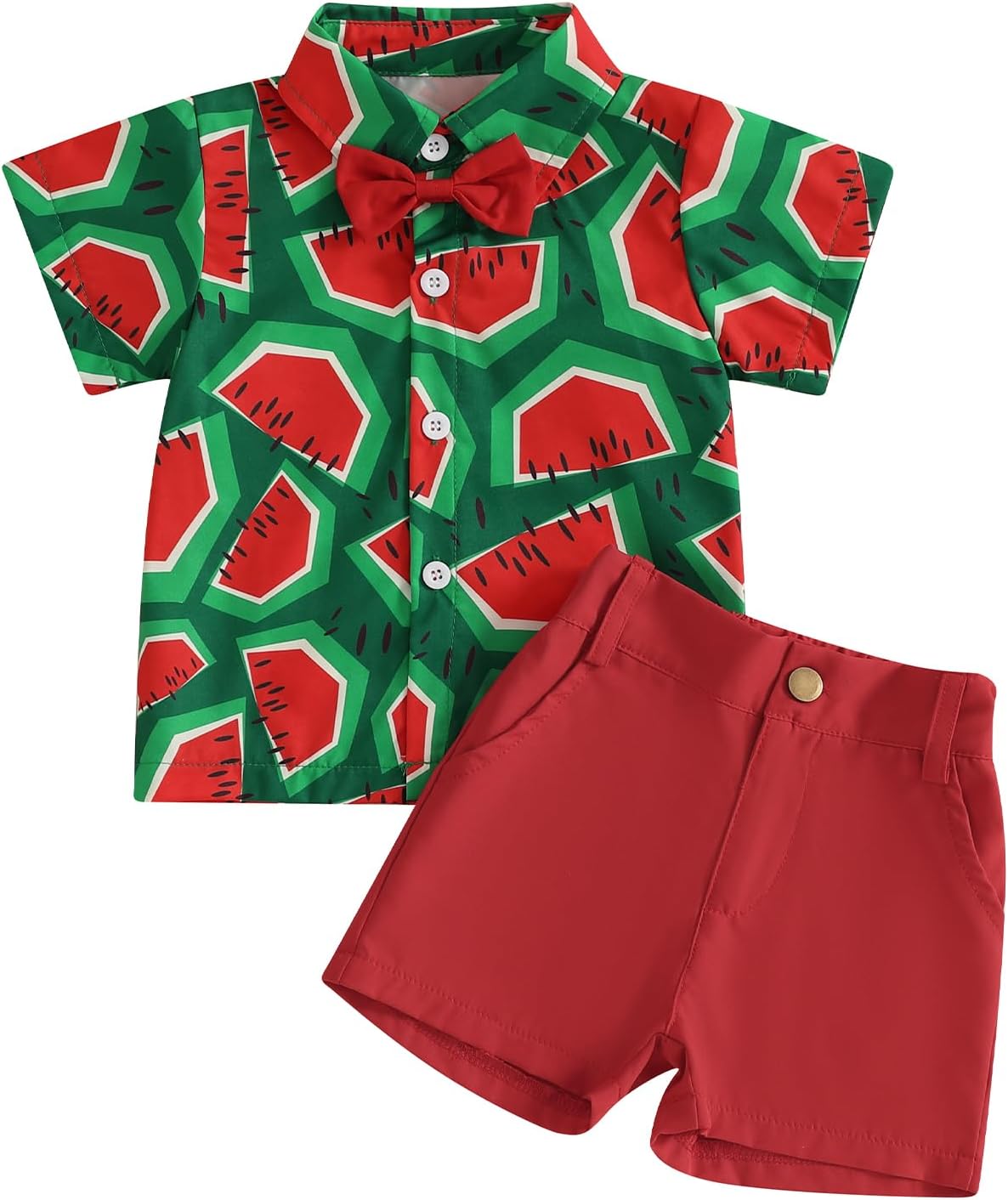 Giraropa Baby Boy Hawaiian Outfit - Summer Beach Set