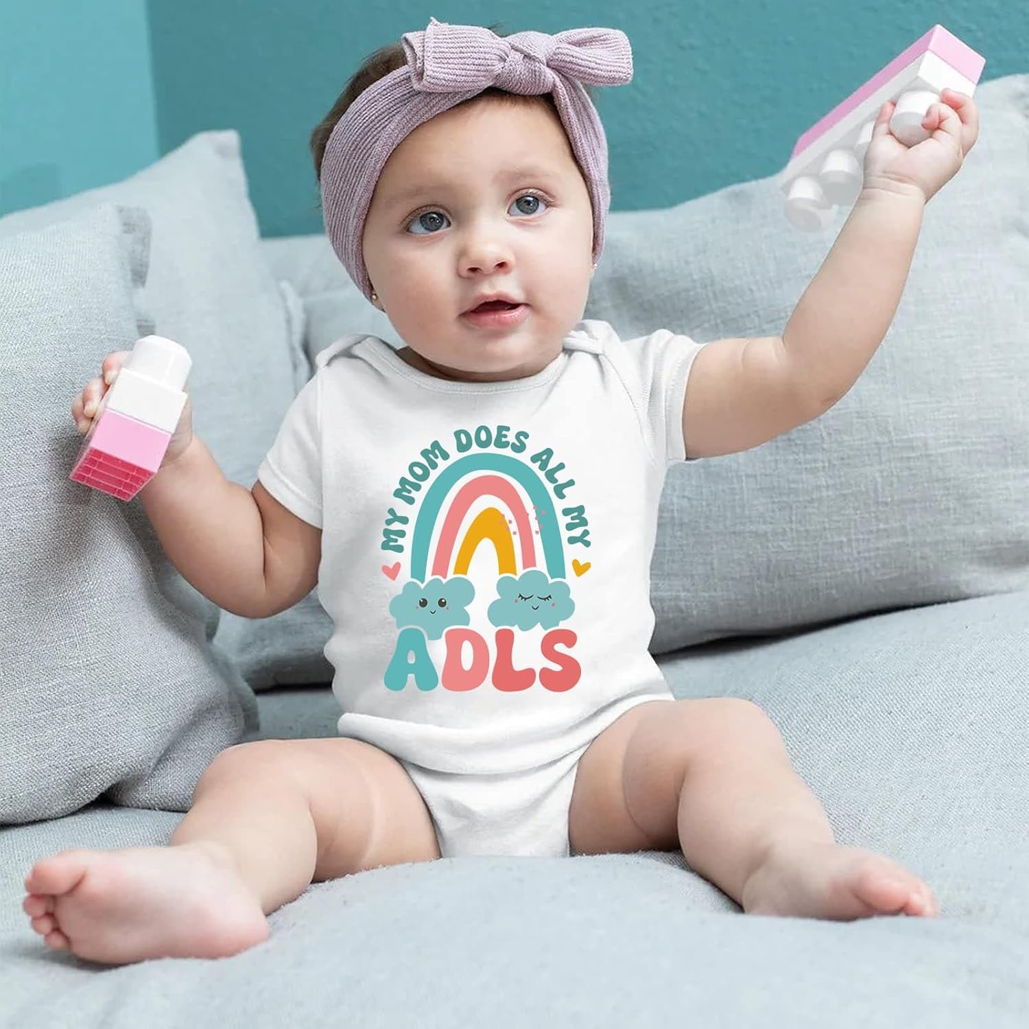 Personalized Funny Romper for New Baby