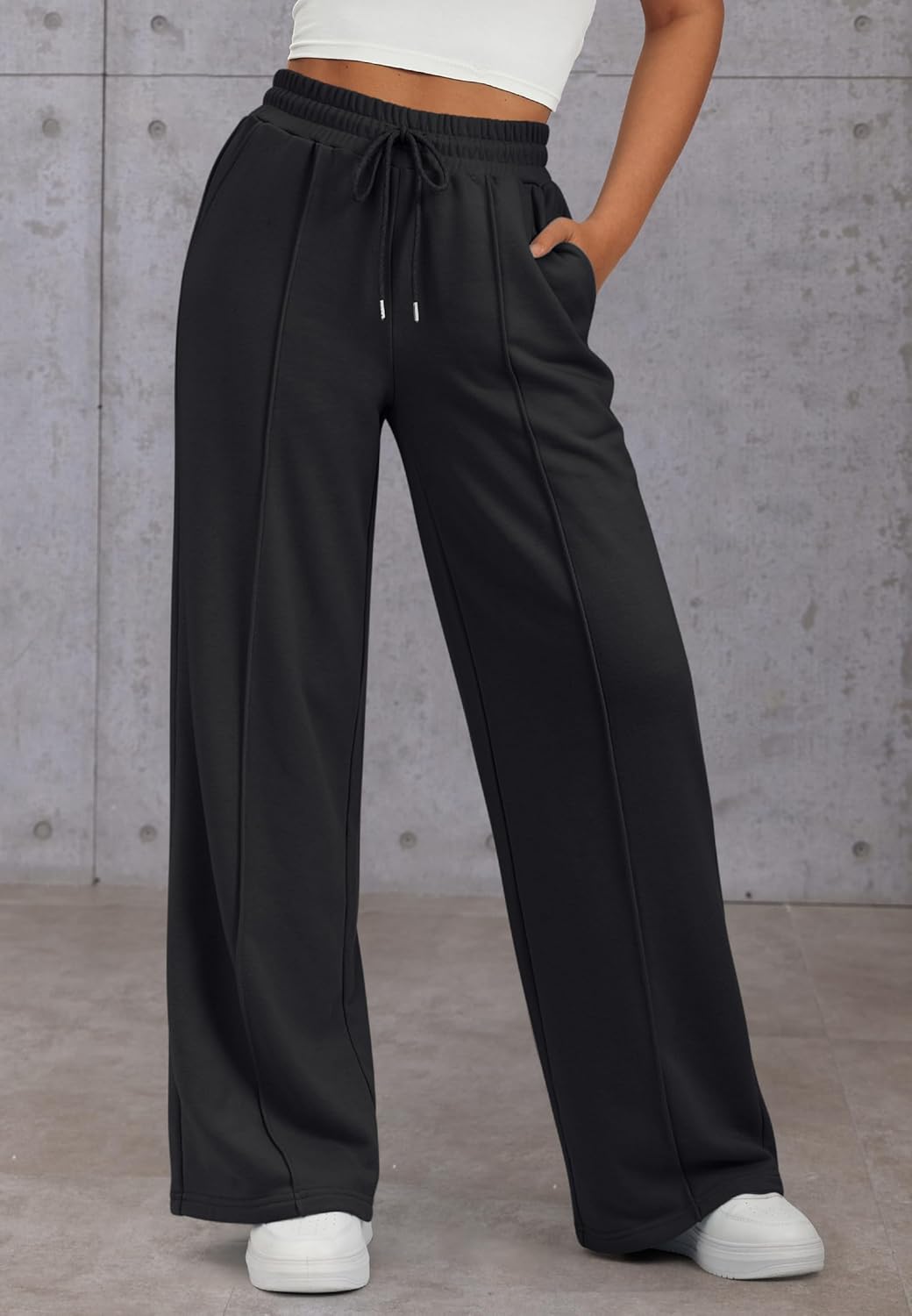 ATHMILE Womens Wide Leg Joggers