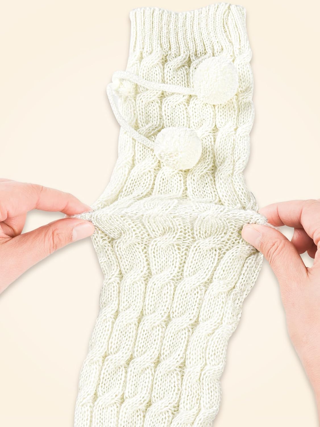 Y2K 80s Knitted Leg Warmer Socks