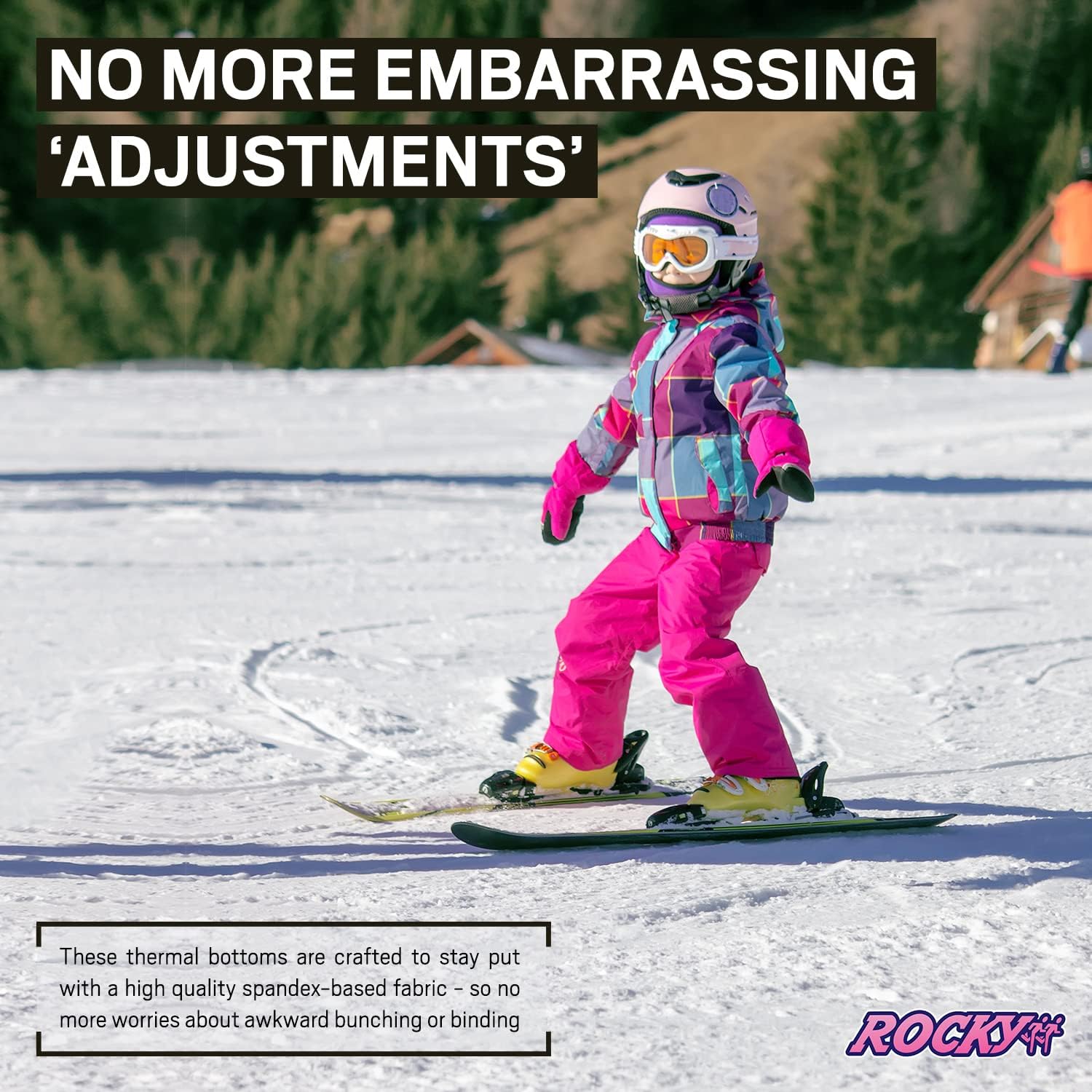 Rocky Girls Thermal Bottoms Long John Base Layer Underwear Pants