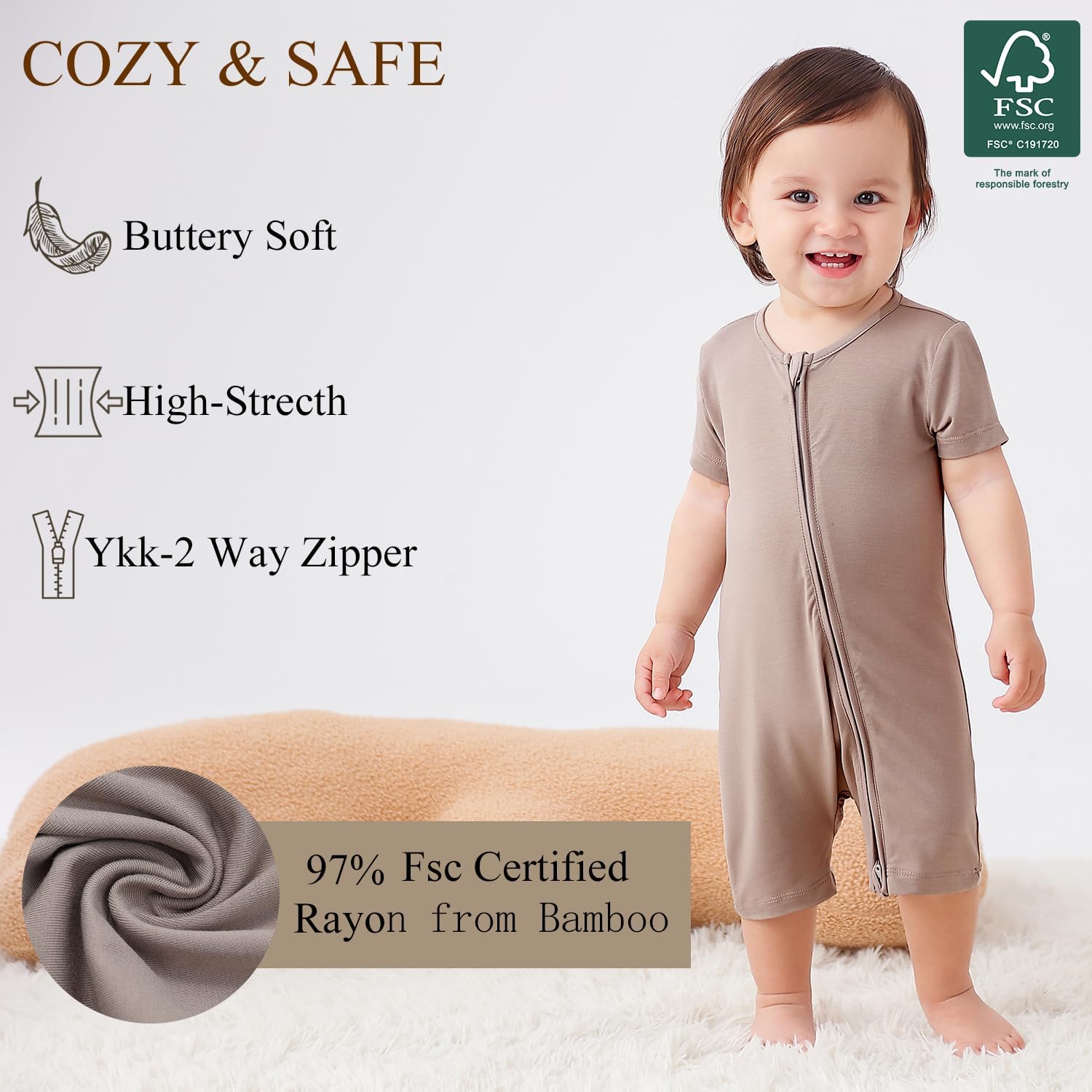 JunNeng Baby romper z_sszipper