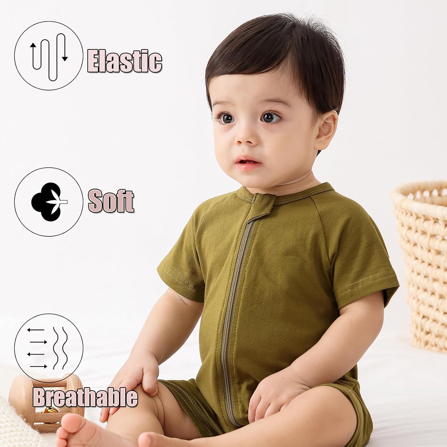 Feidoog Summer Romper Set