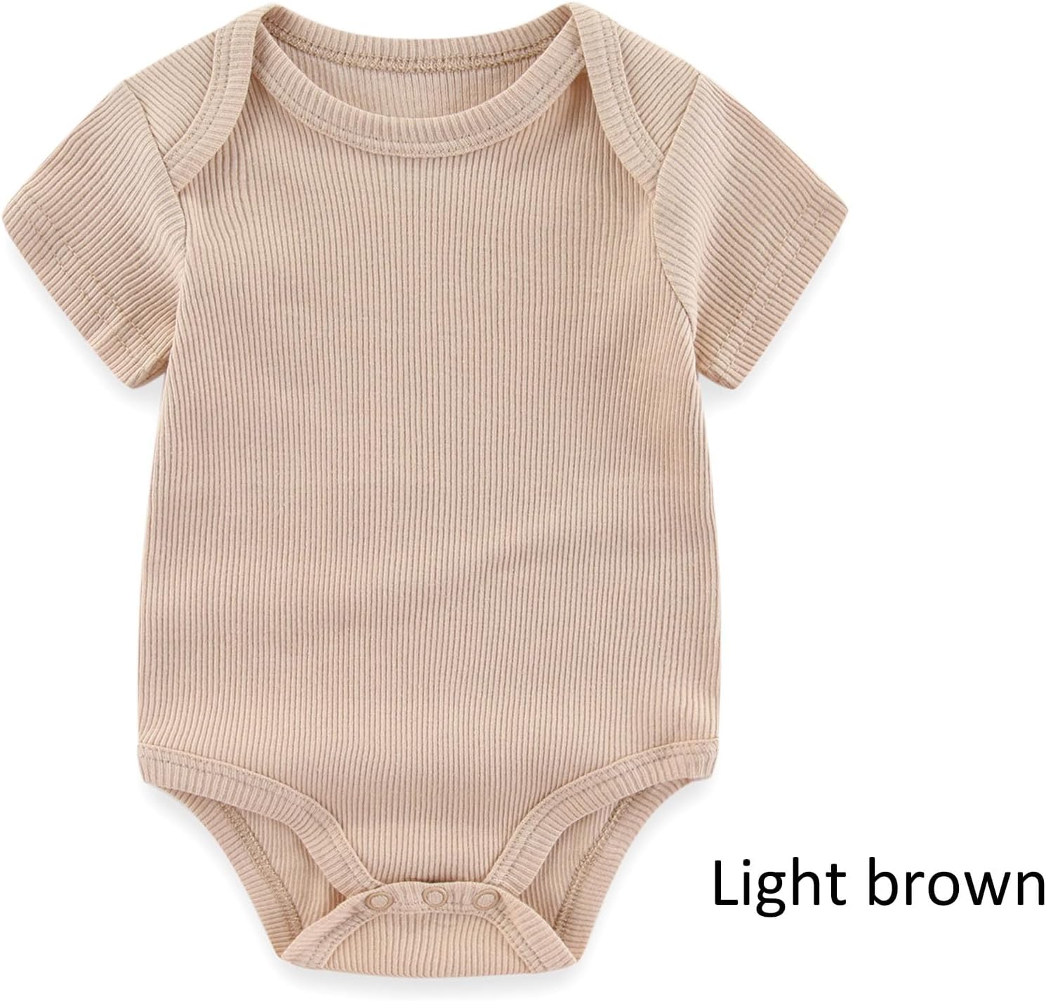 Ruliby Baby Bodysuit Romper Set for Boys Girls 0-12 Months