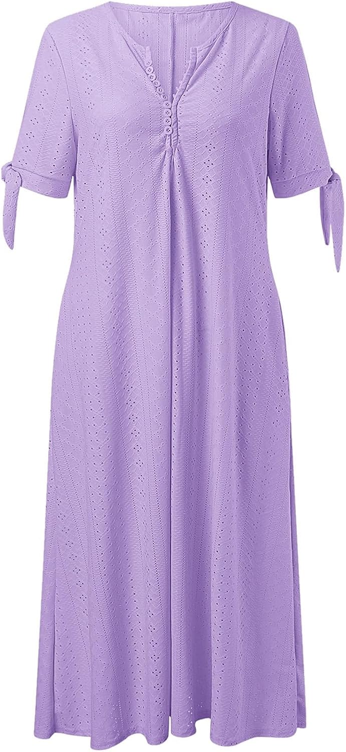 Casual Maxi Dress with Trendy Details