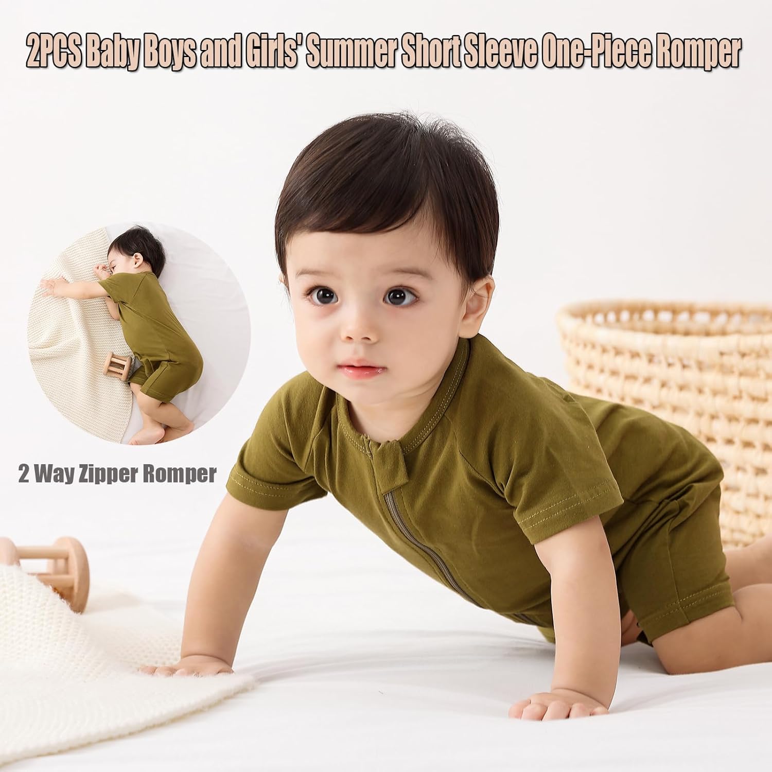 Feidoog Summer Romper Set