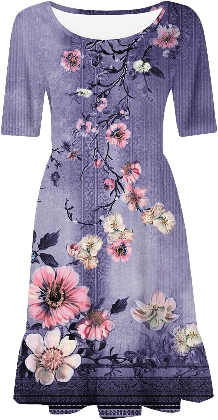 Elegant Summer Floral Dress