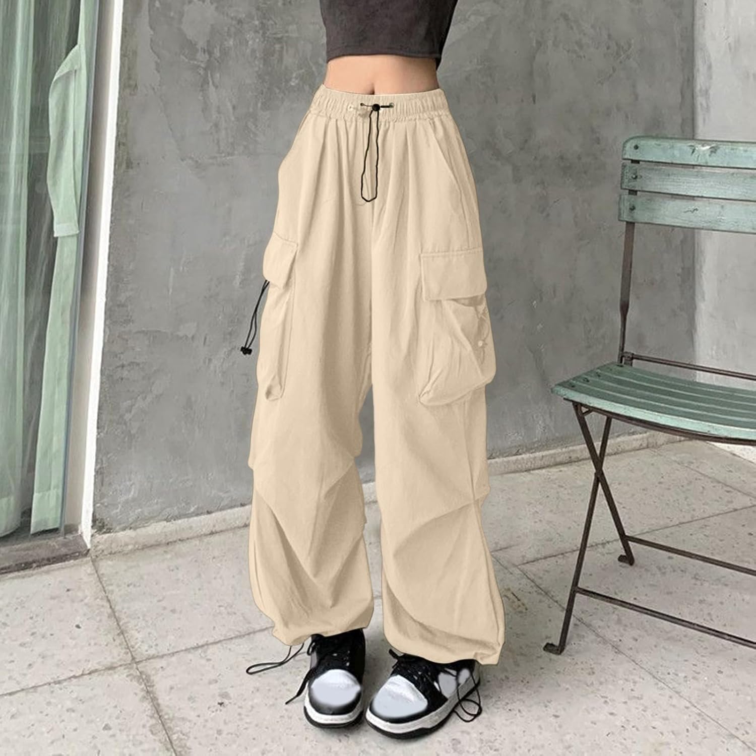 Womens Y2K Cargo Pants