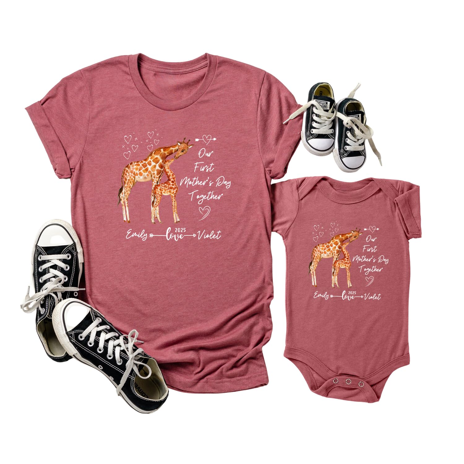 First Mothers Day Mommy and Me Onesie