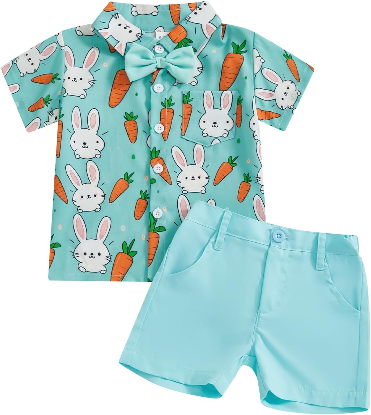 Easter Rabbit Print Toddler Outfit
