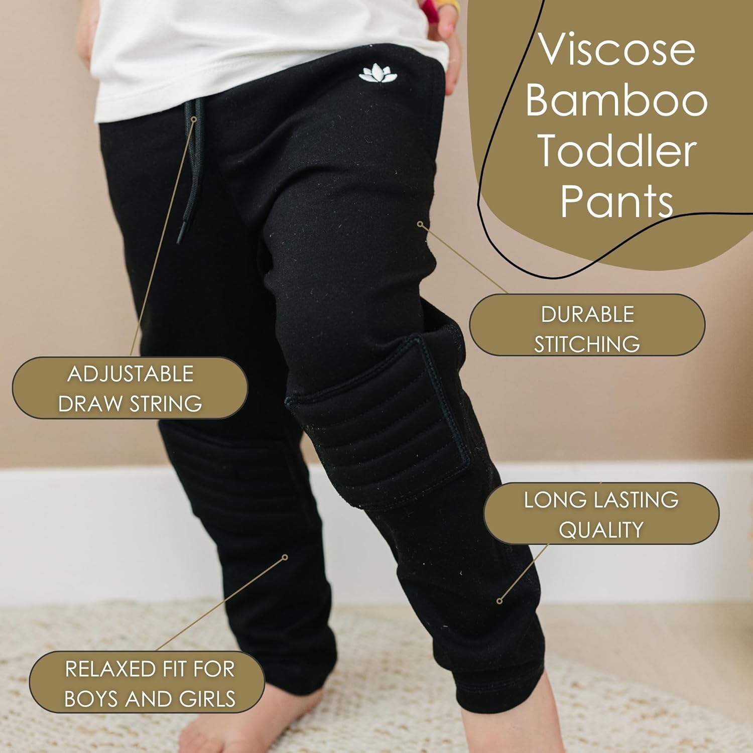 Zenulove Viscous Baby Pants with Knee Pads