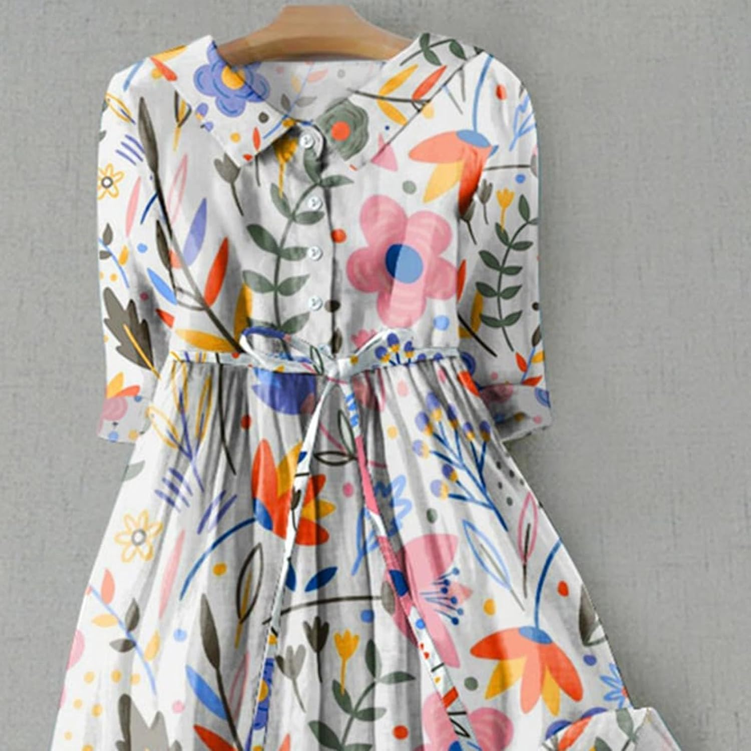 Bohemian Cotton Linen Dress