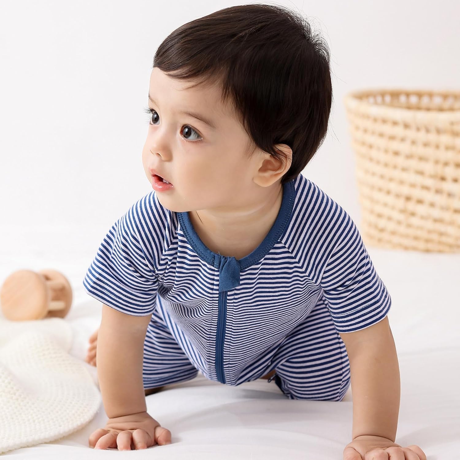 BeiVSlley 2-Pack Cotton Romper for Baby Adorable and Safe
