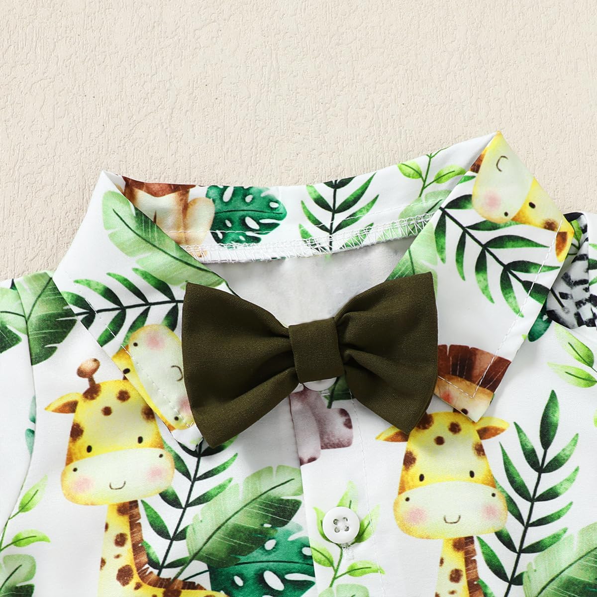 Baby Boy Summer Outfit with suspenders