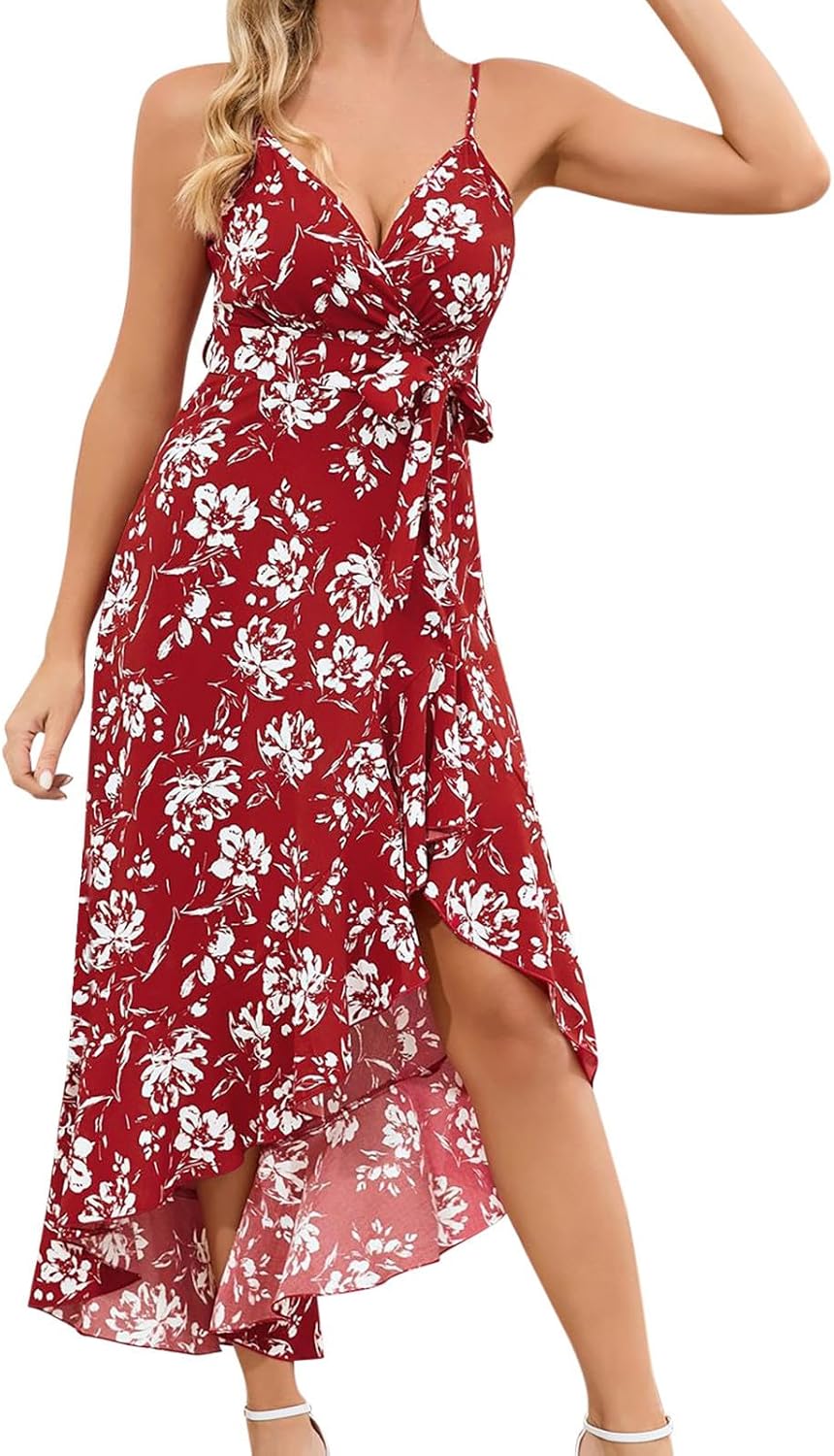 Floral Ruffle Dress for Women 2025 Hawaiian Party Collection